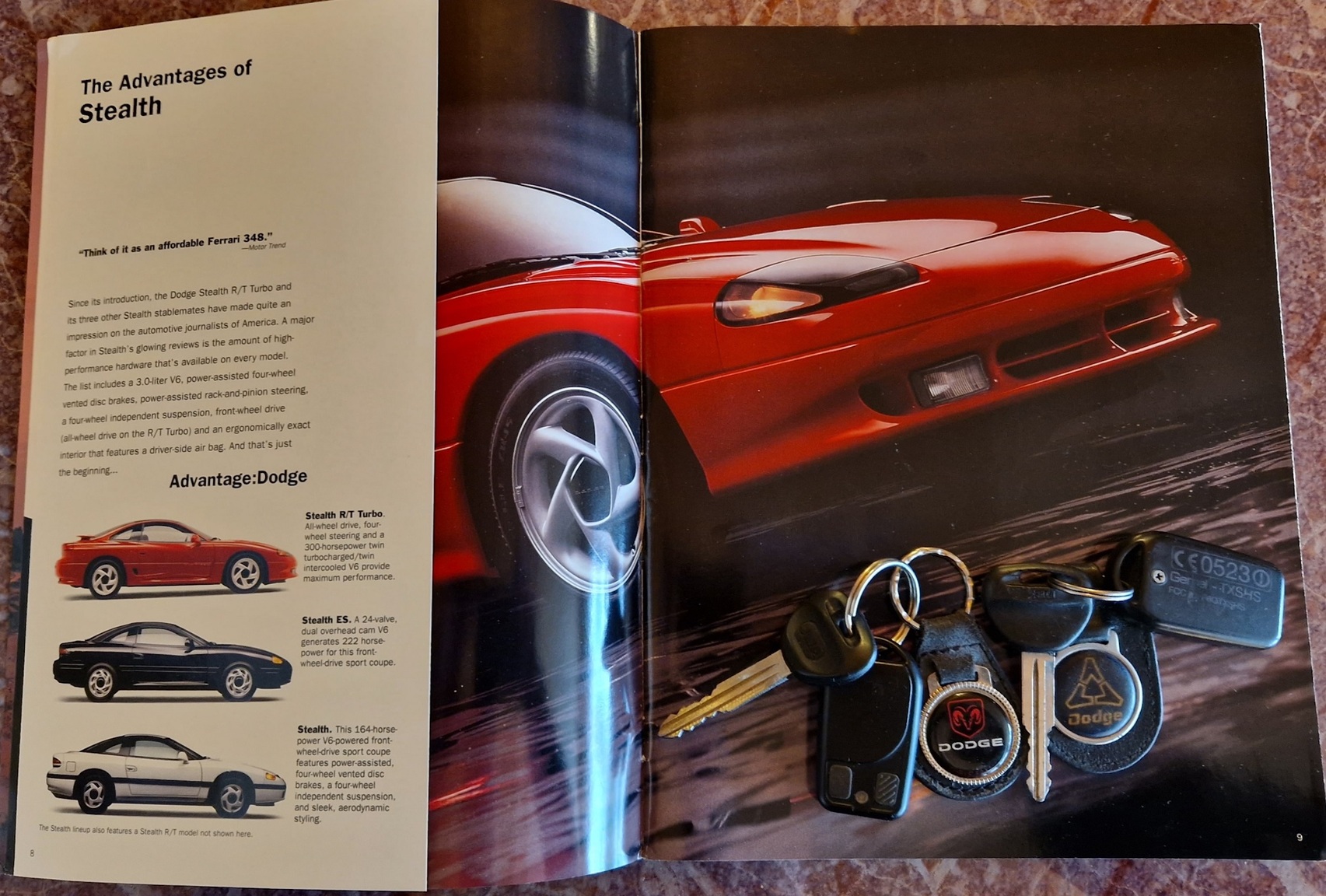 Documentation for 1992 Dodge Stealth RT/T Twin Turbo (1)