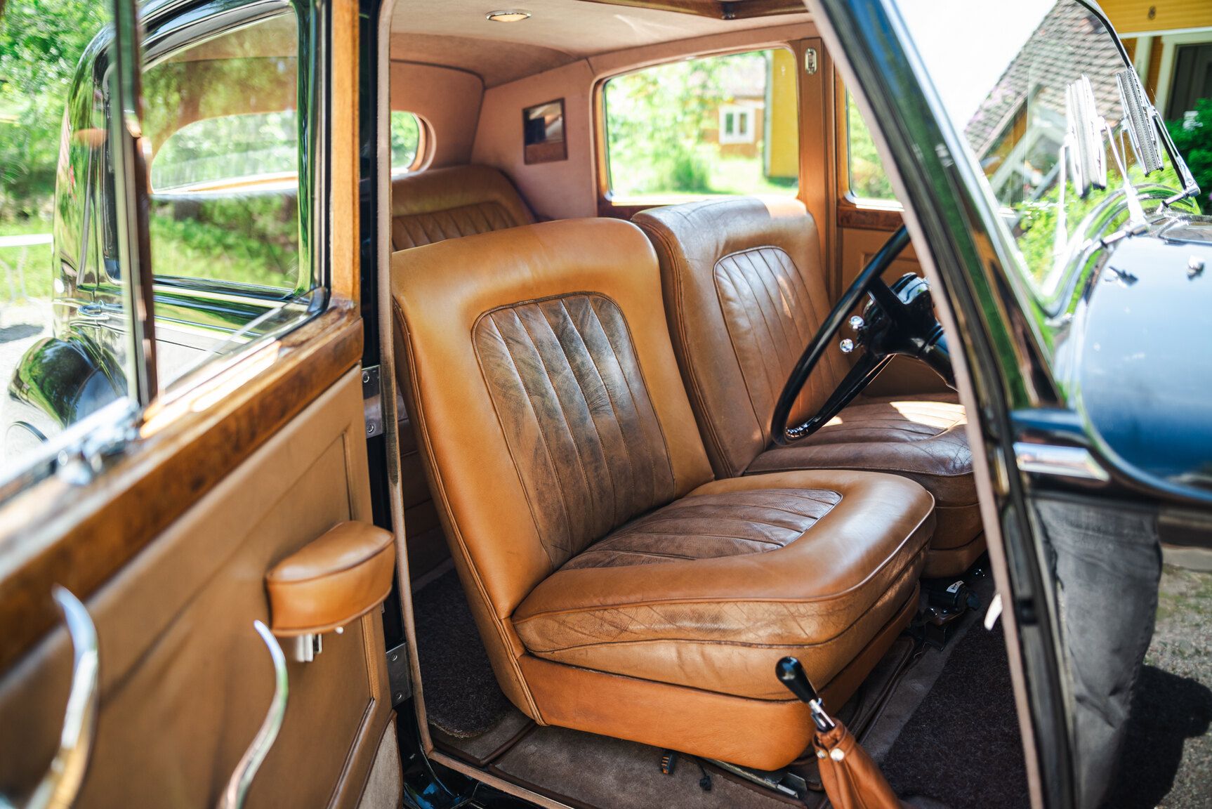 Interiörbild 1950 Bentley 4 1/4 Litre