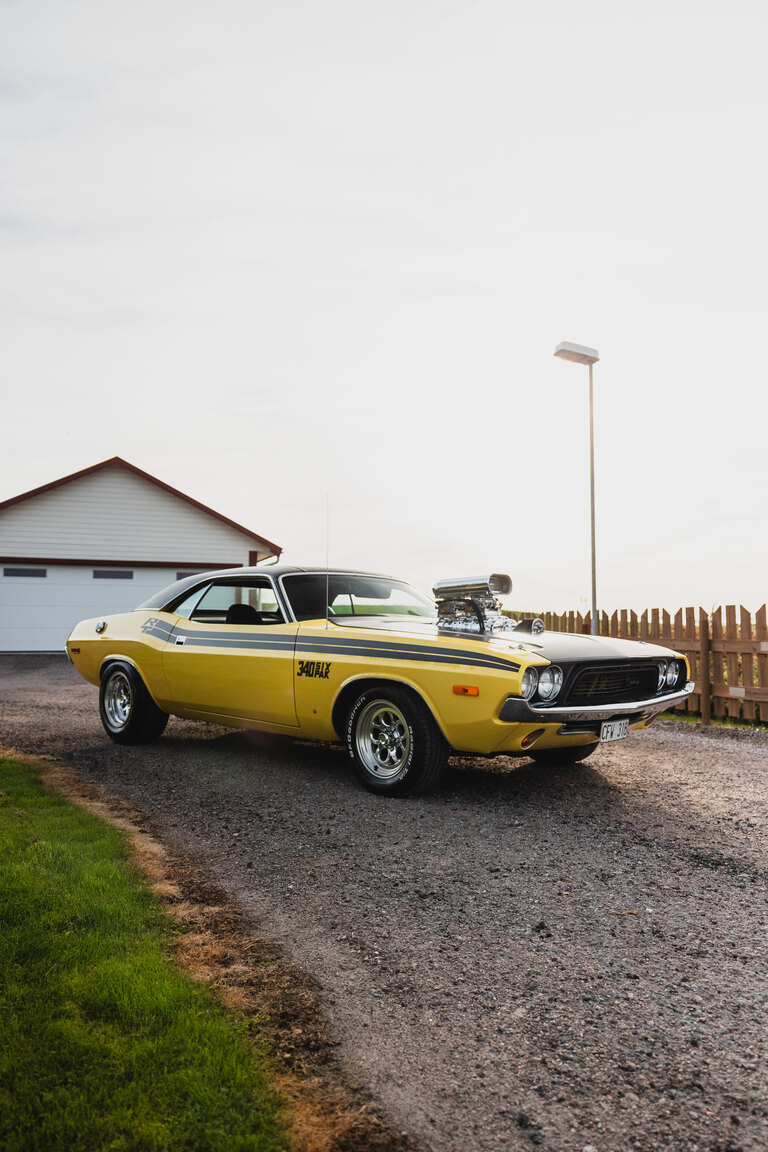 Exteriörbild på 1972 Dodge Challenger