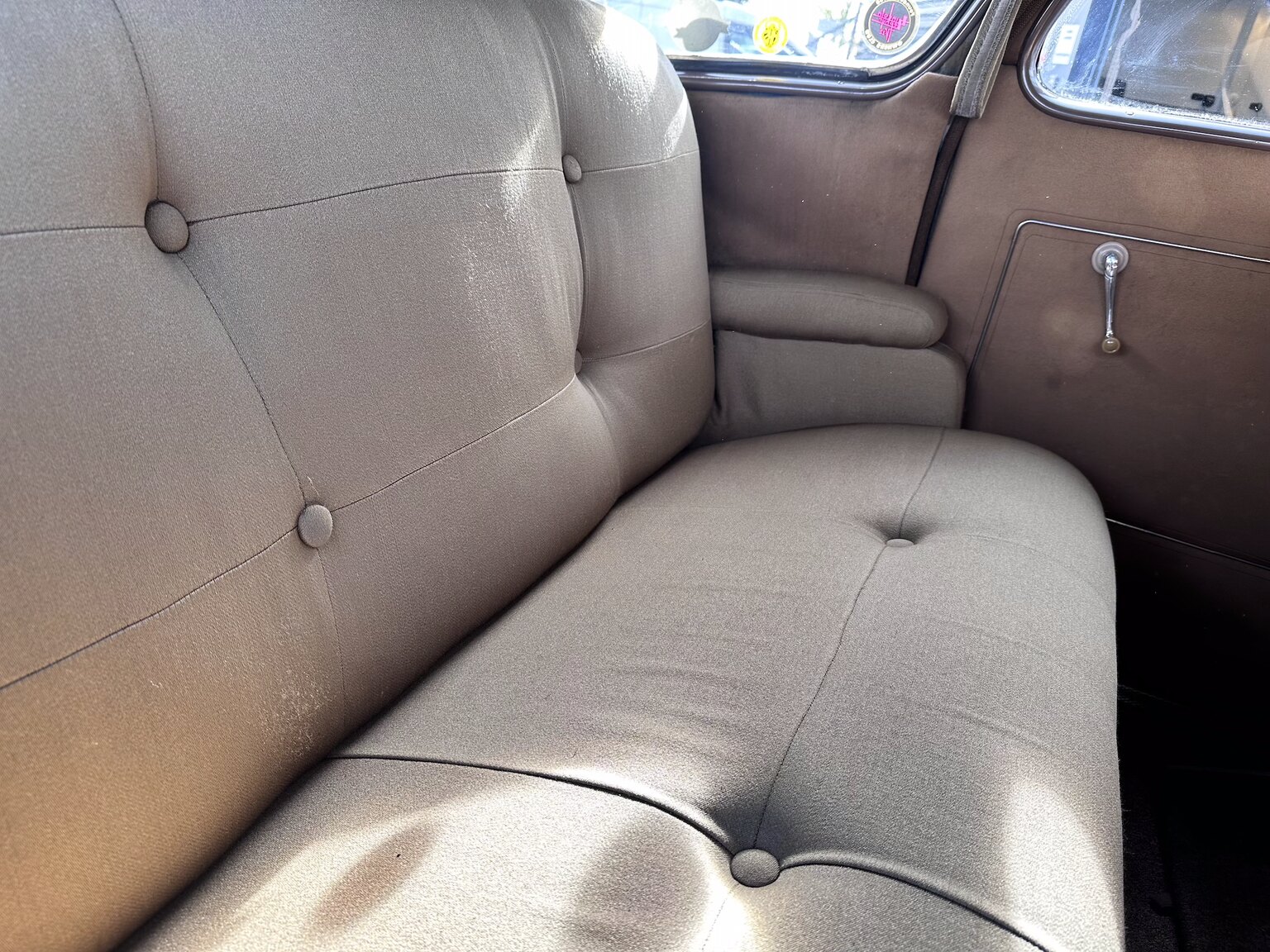 Interior image of 1938 Lincoln Zephyr Sedan V12