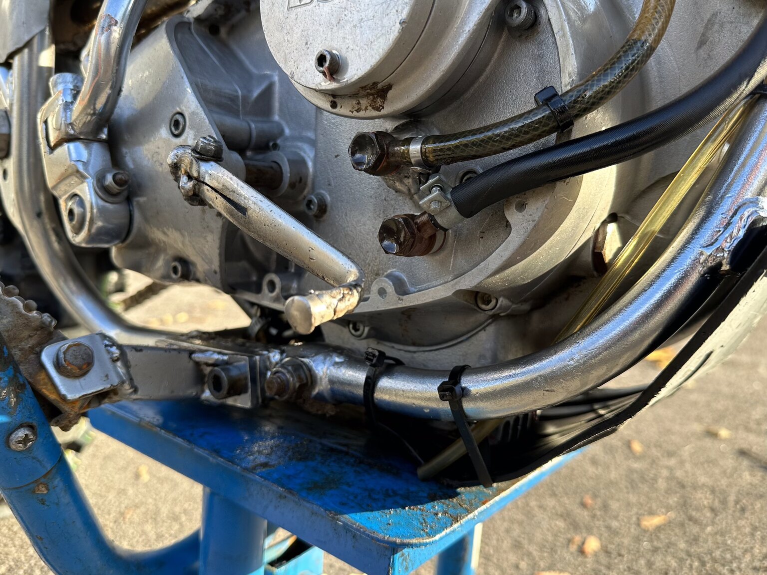 Image of BSA B44 mechanics