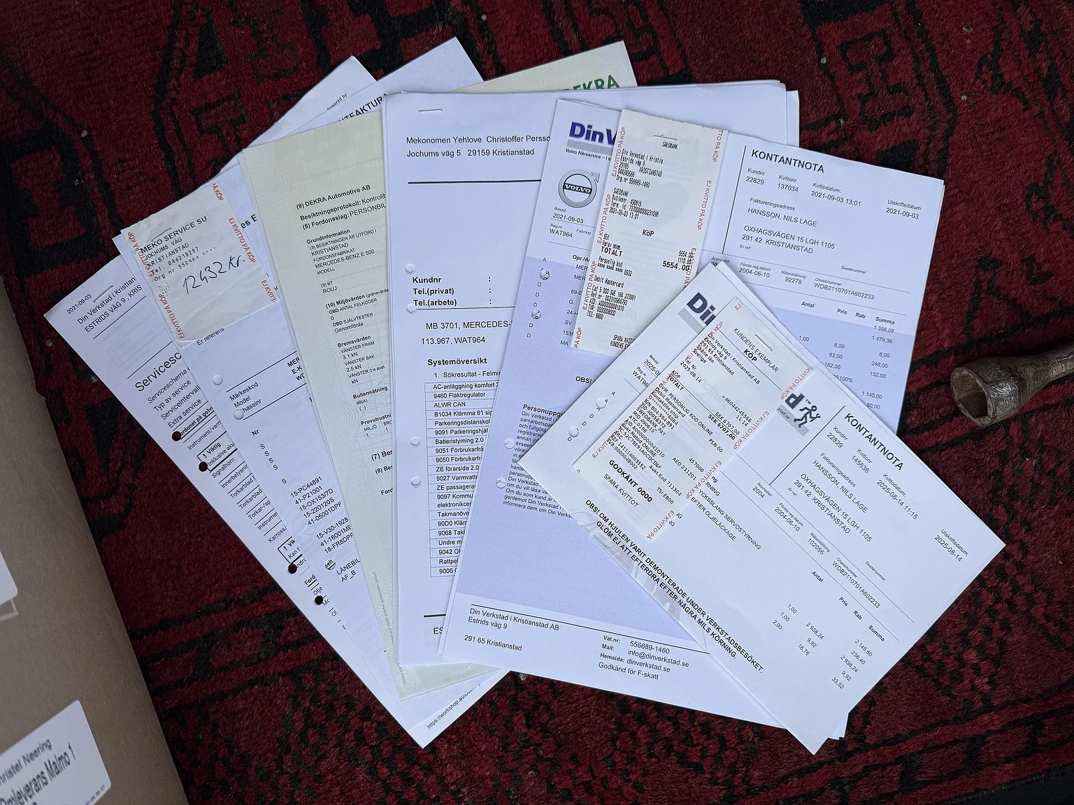 Dokumentation för 2004 Mercedes-Benz E 500 7G-Tronic (10)