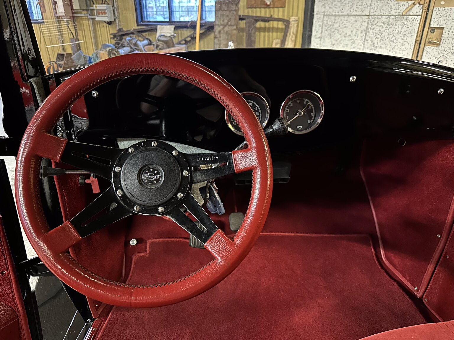 Interiörbild 1927 Pontiac Custom Rod