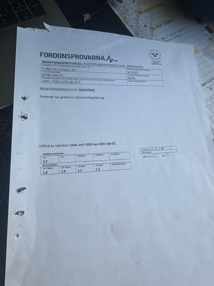 Documentation for 1970 Ford Mustang Boss 302