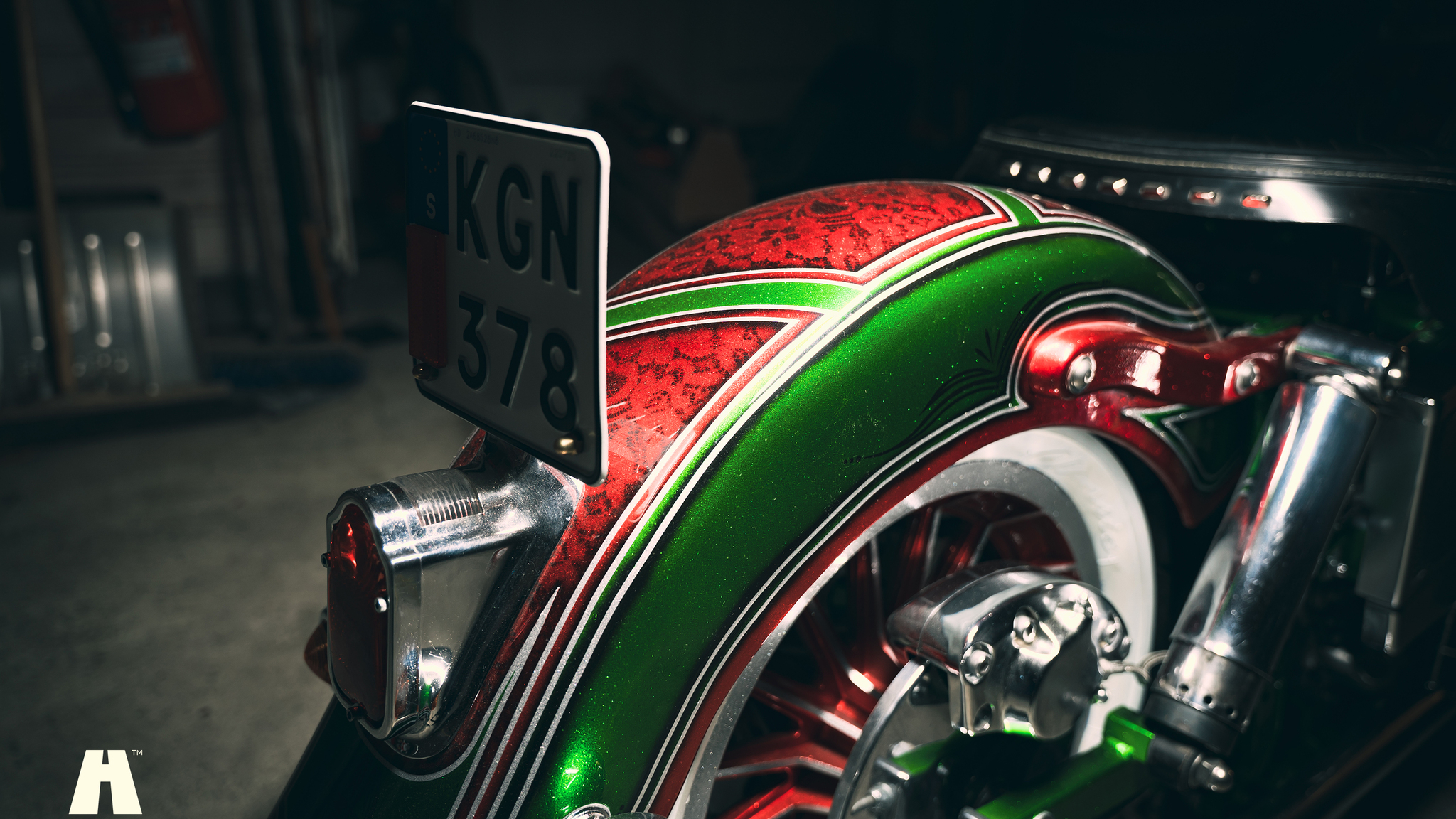 Exteriörbild på 1978 Harley Davidson FLH (19)