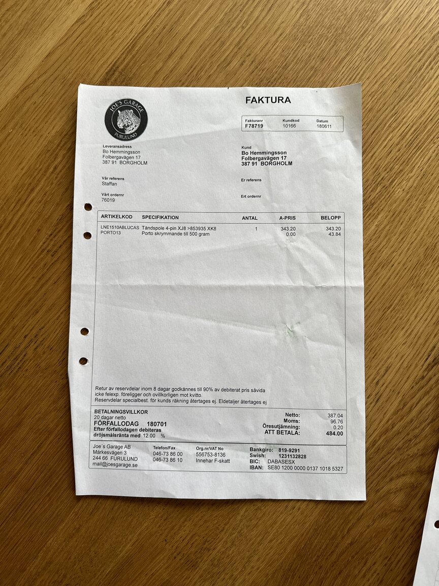 Documentation for 2001 Jaguar XKR Silverstone