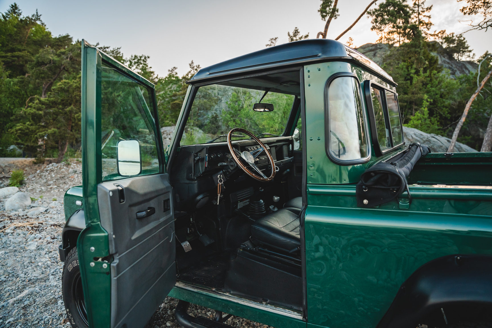 Interiörbild 2003 Land Rover Defender TD5 90 Pickup (1)