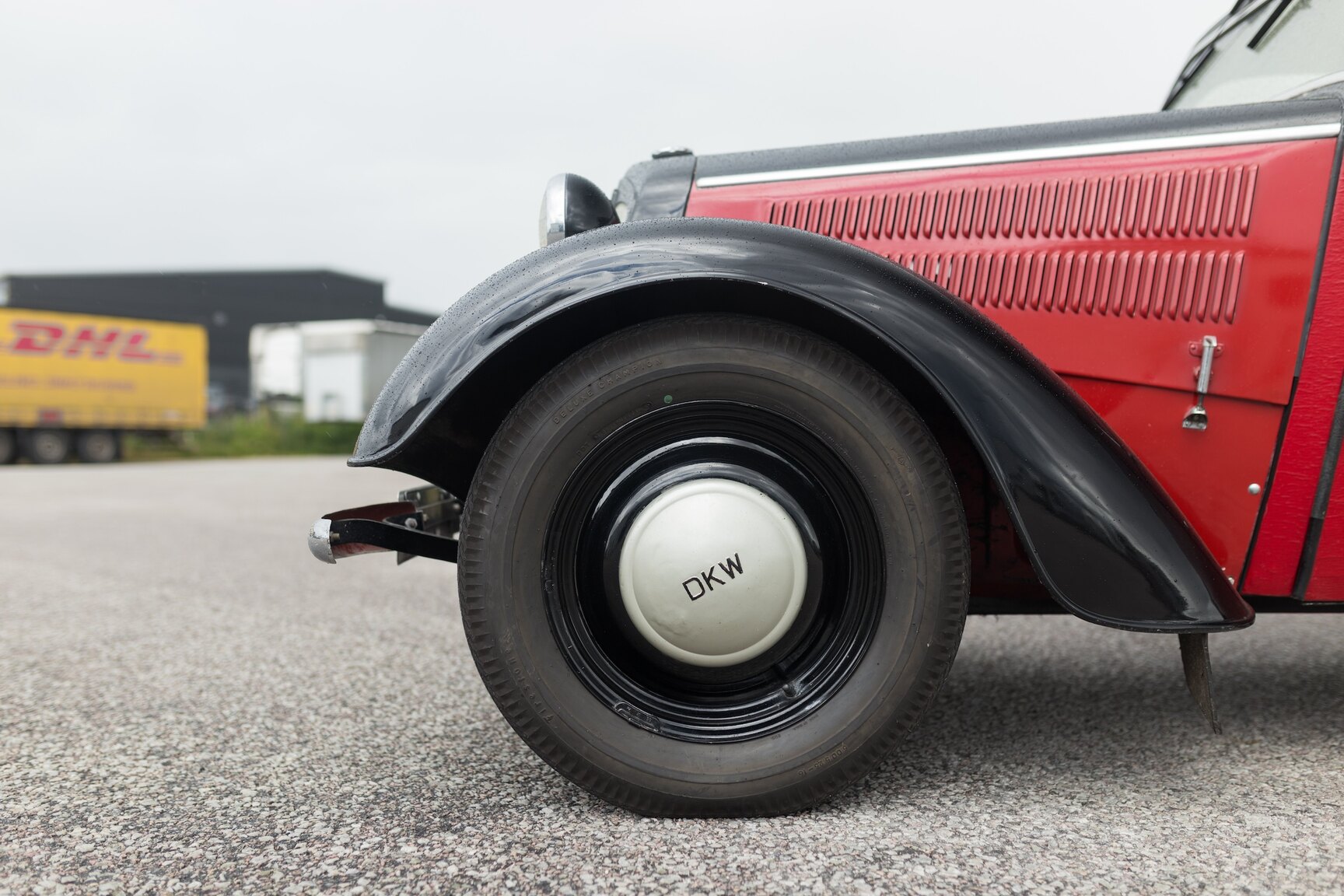 Exteriörbild på 1939 DKW Favorit Sedan