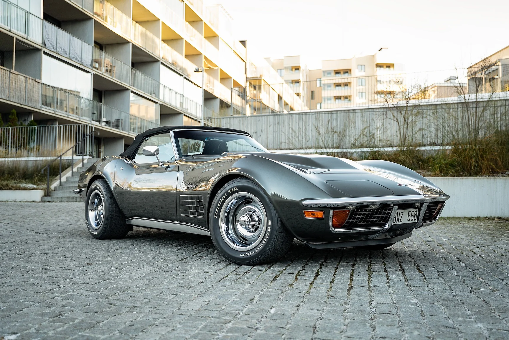 Exteriörbild på 1971 Chevrolet Corvette Stingray Special 598 cui V8 795 hk (5)