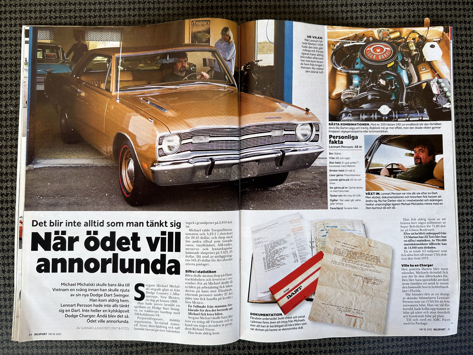 Documentation for 1969 Dodge Dart Swinger 340 (6)