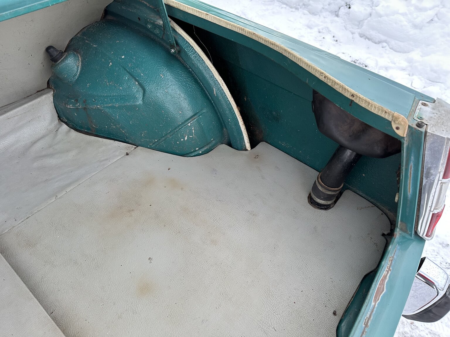 Interiörbild 1965 BMW 1600