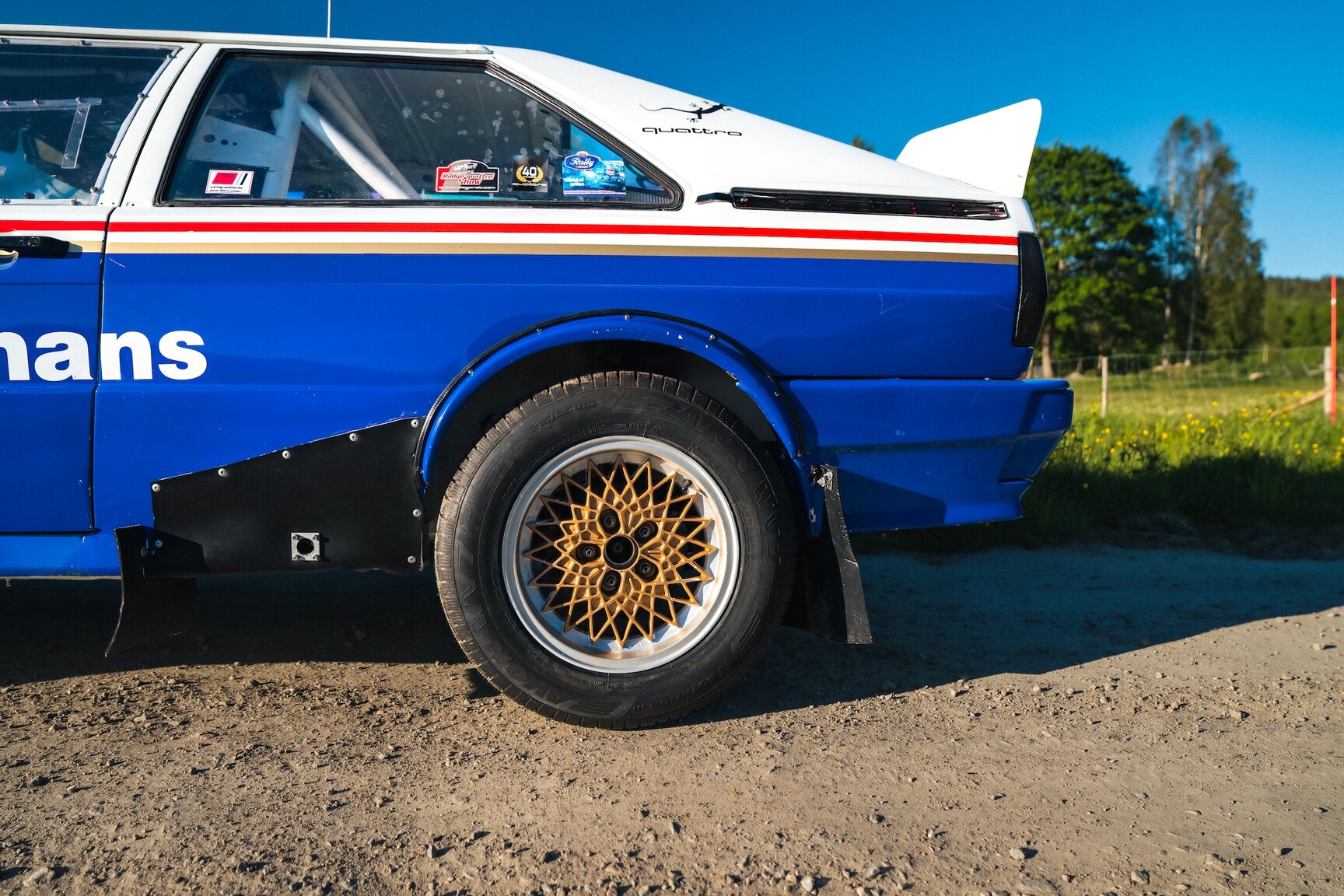 Exterior image of 1986 Audi Quattro Rally Replica