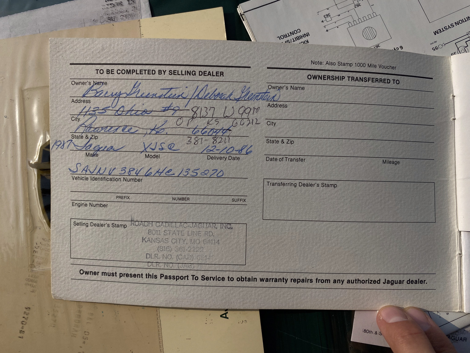 Dokumentation, 1987 Jaguar Xj-SC (3)