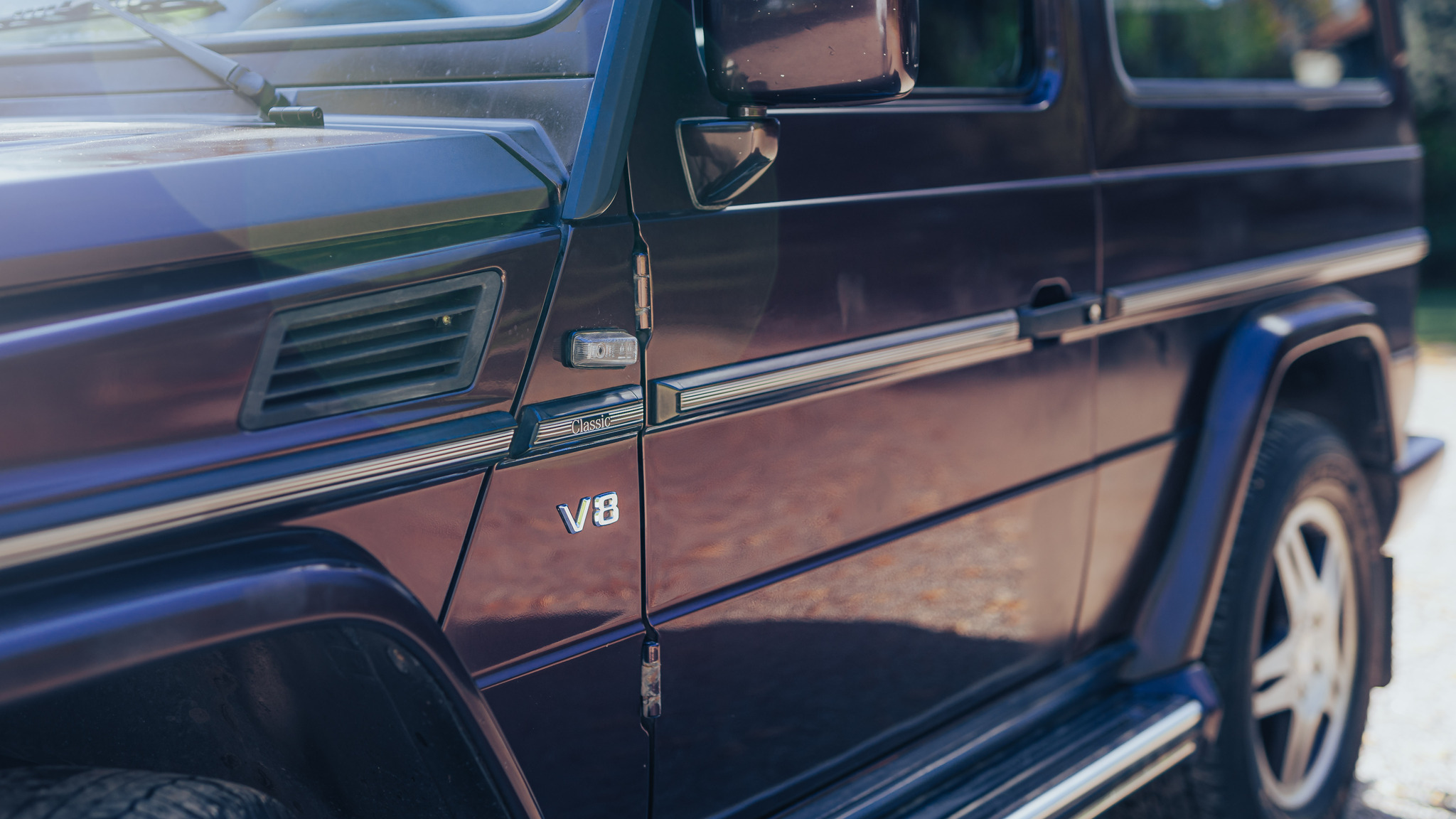 Exteriörbild på 2000 Mercedes G500 Classic Special Edition