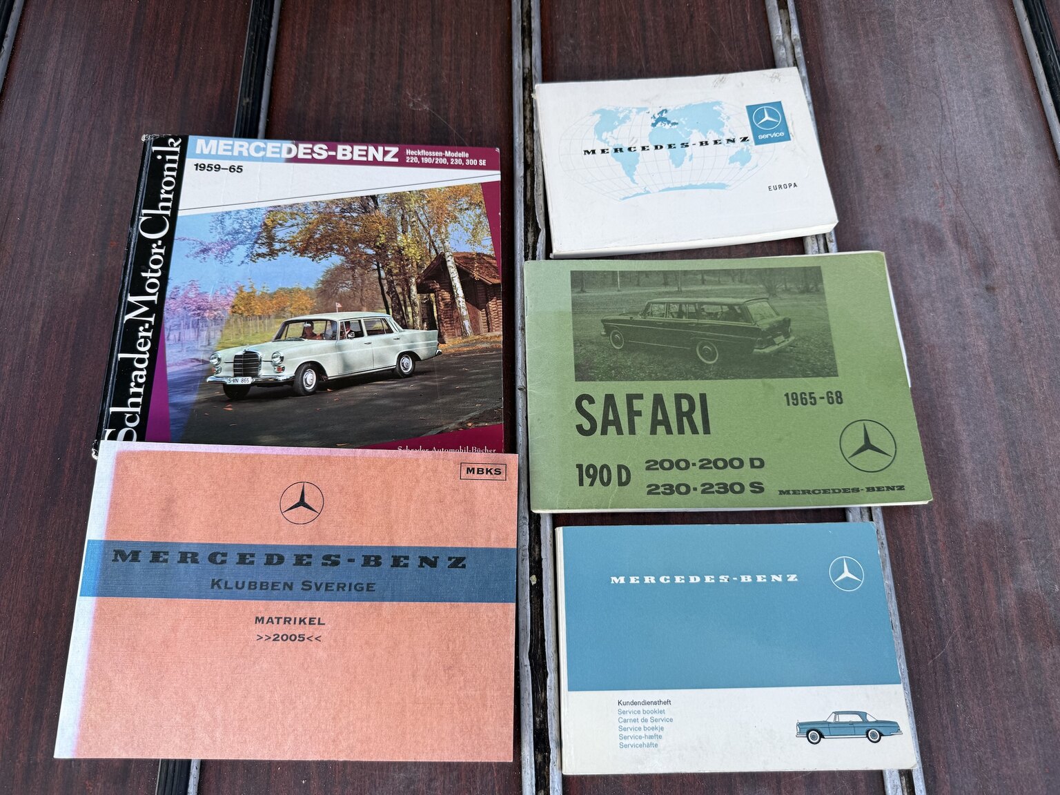 Documentation for 1967 Mercedes-Benz 230 Safari