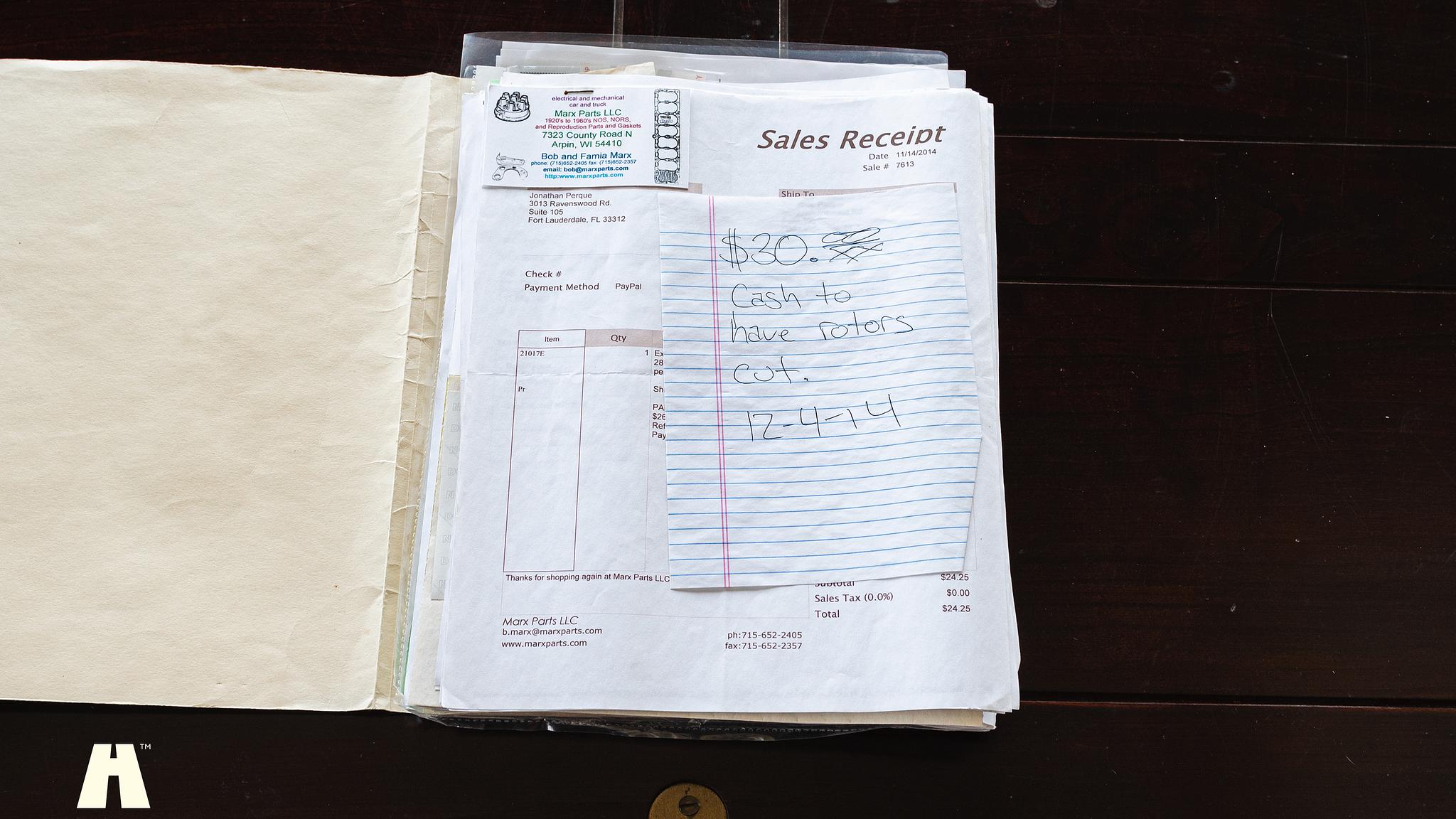 Dokumentation för 1965 AMC Rambler Marlin 327 CUI 5.4 V8