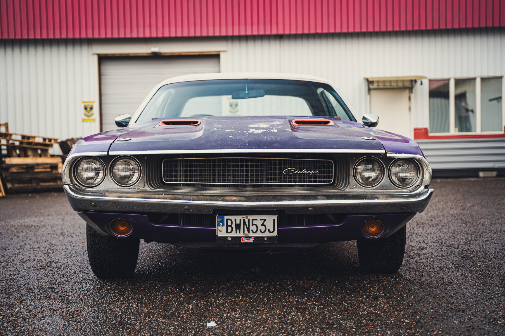 Exteriörbild på 1970 Dodge Challenger - Ett sista race