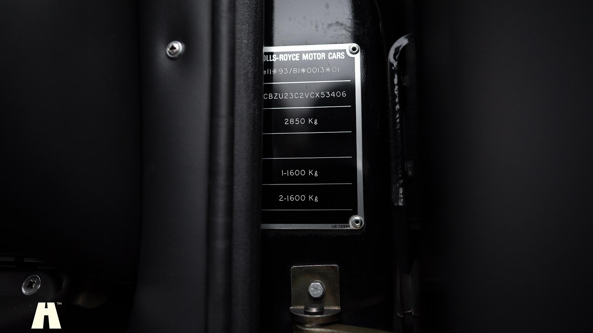 Interiörbild 1997 Bentley Continental T (60)