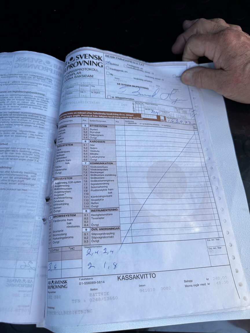 Dokumentation för 1976 Mercedes-Benz 450 SLC (4)