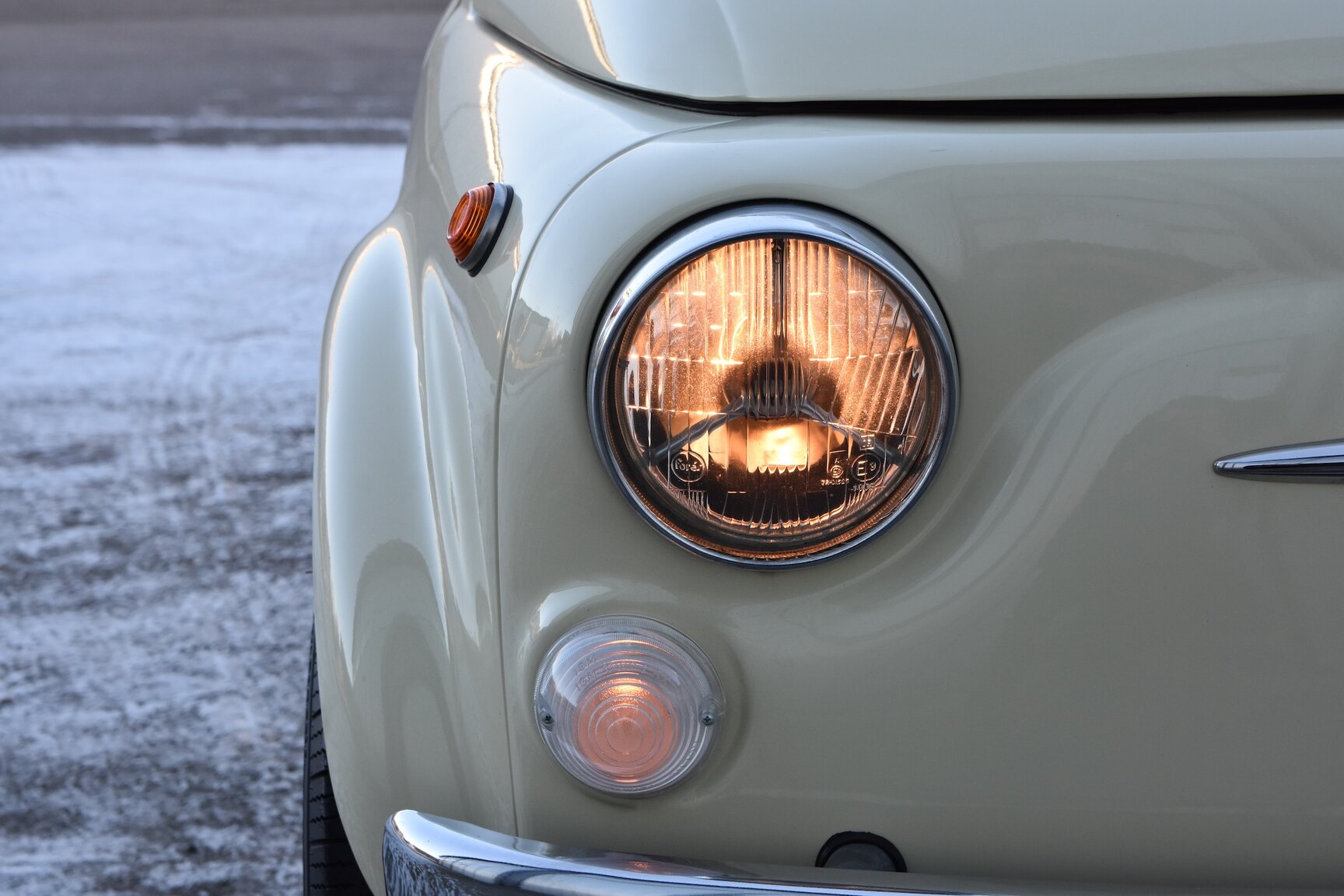 Exteriörbild på 1968 Fiat 500