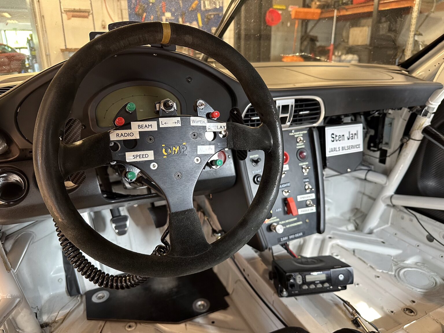 Interior image of Porsche 997 Cup