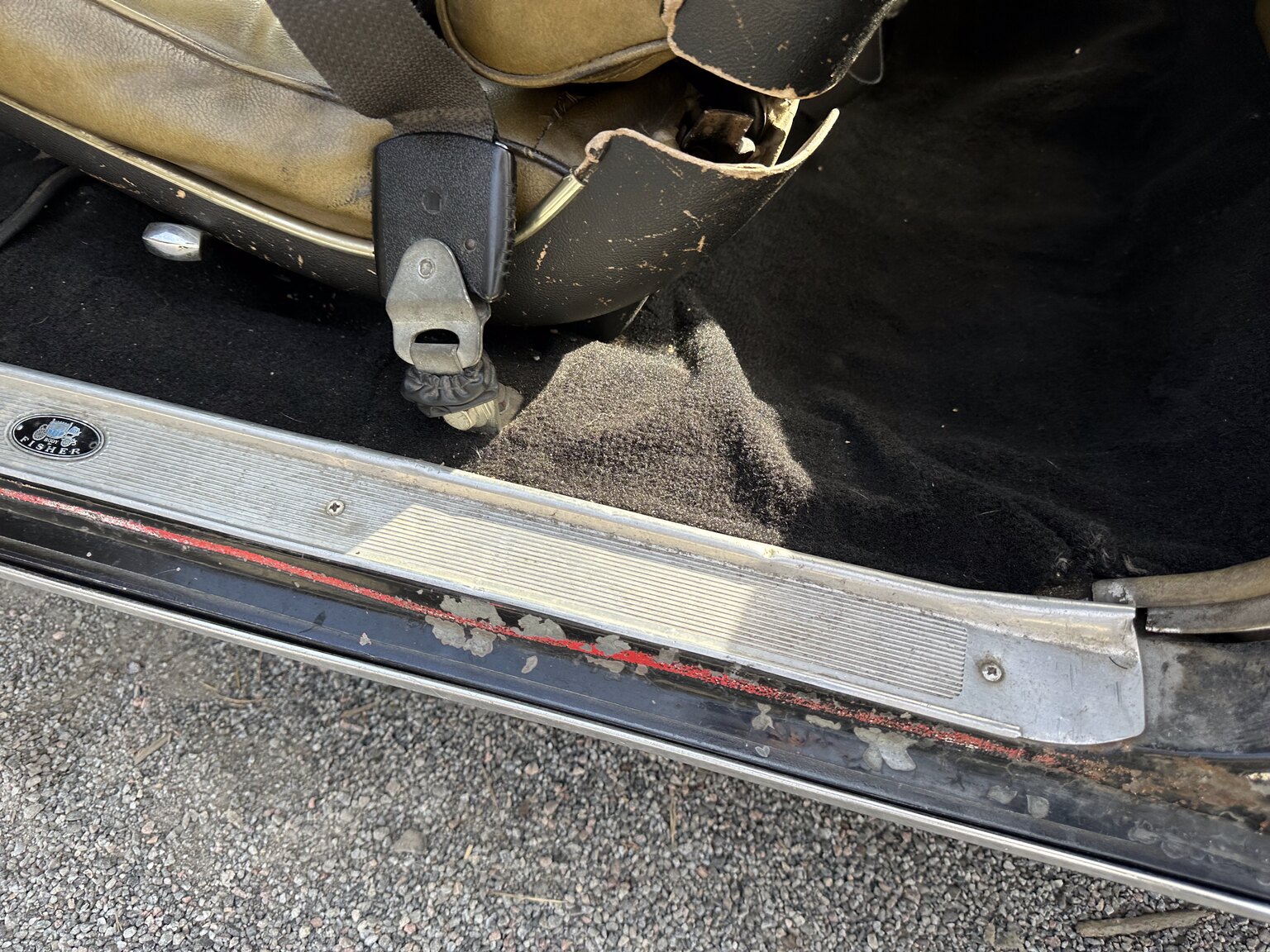 Interiörbild 1969 Pontiac GTO 406cid 