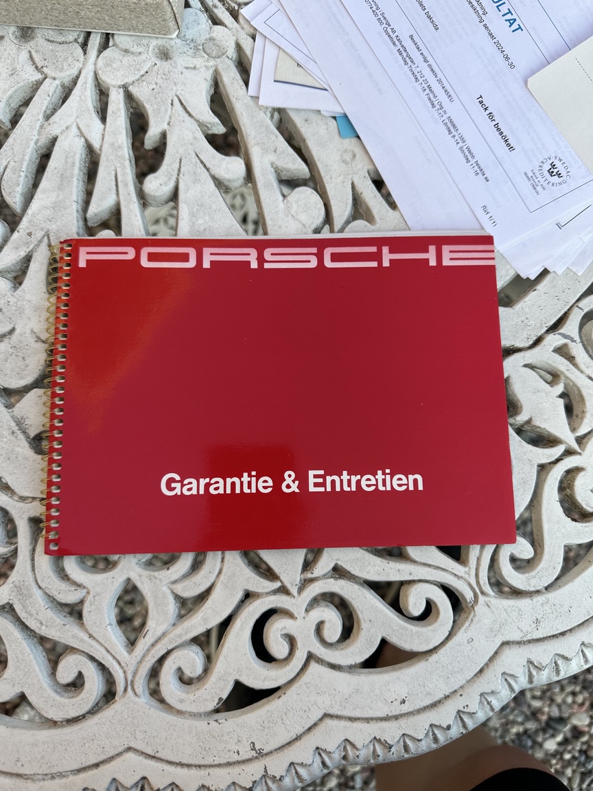 Documentation for 1991 Porsche 944 Turbo Cabriolet