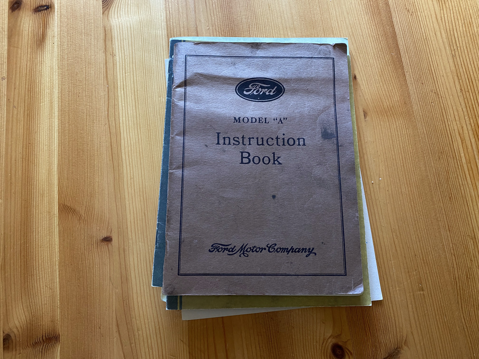 Dokumentation för 1931 Ford A Luxe Sedan (2)