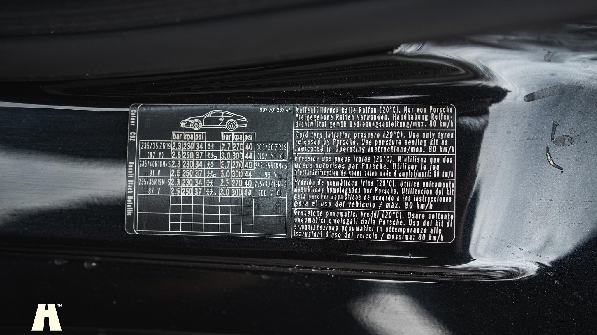 Interiörbild 2007 Porsche 997 Turbo