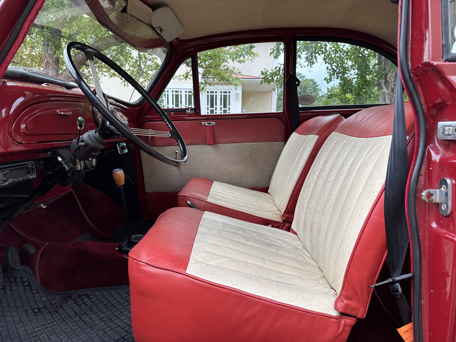 Interiörbild 1958 Morris Minor 1000