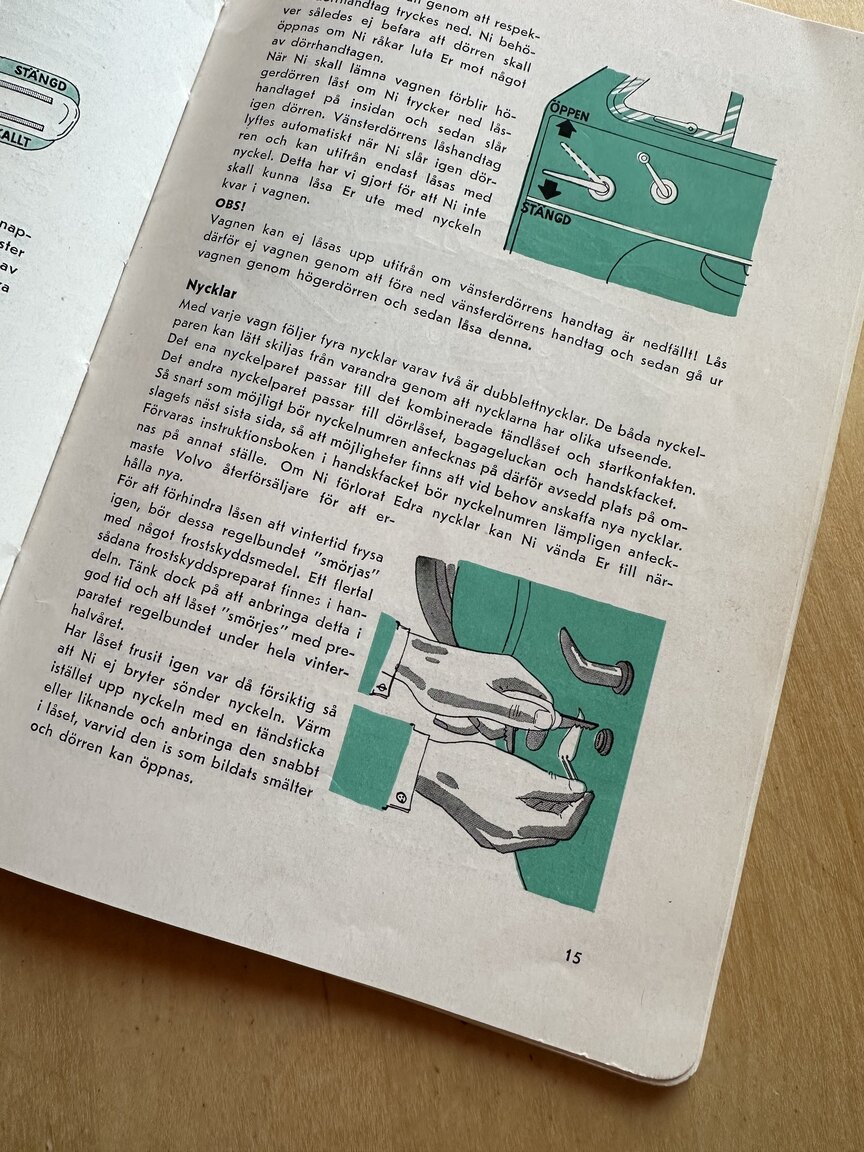 Dokumentation för 1965 Volvo PV Cabriolet