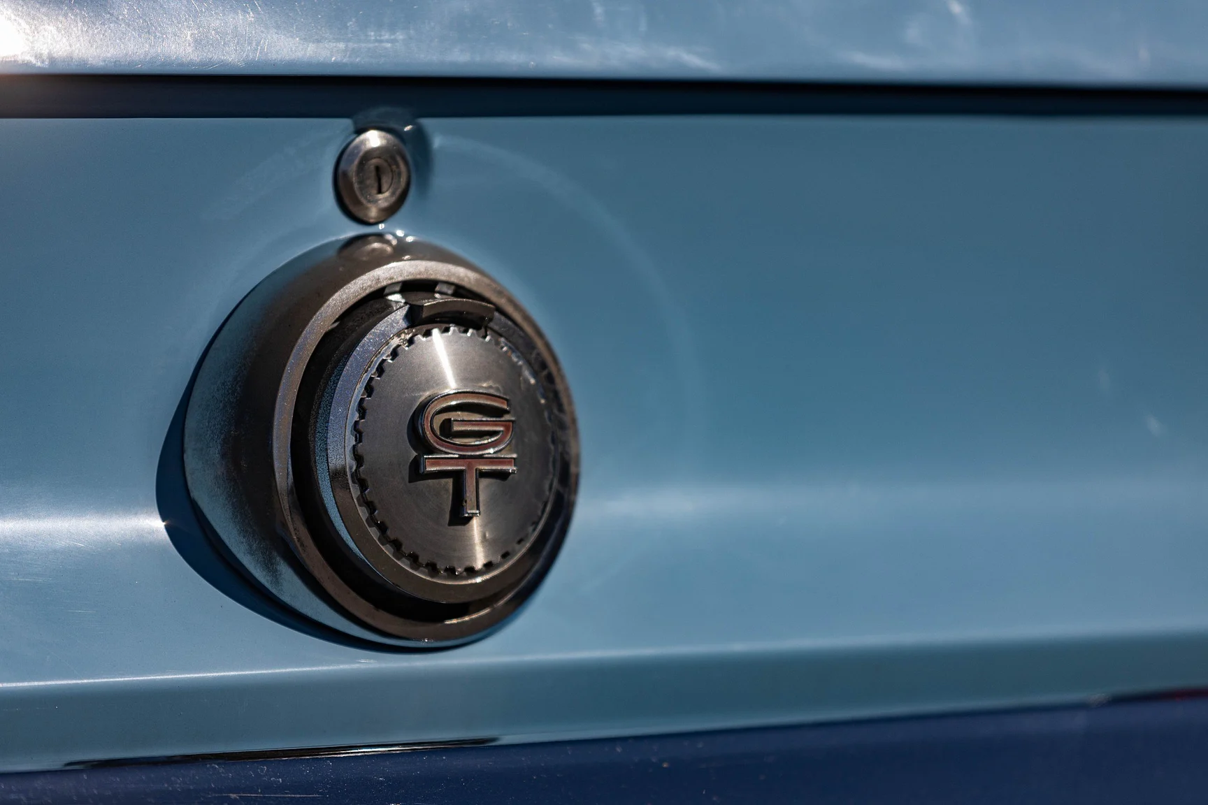 Exteriörbild på 1969 Ford Mustang GT Cabriolet "M-code" (51)