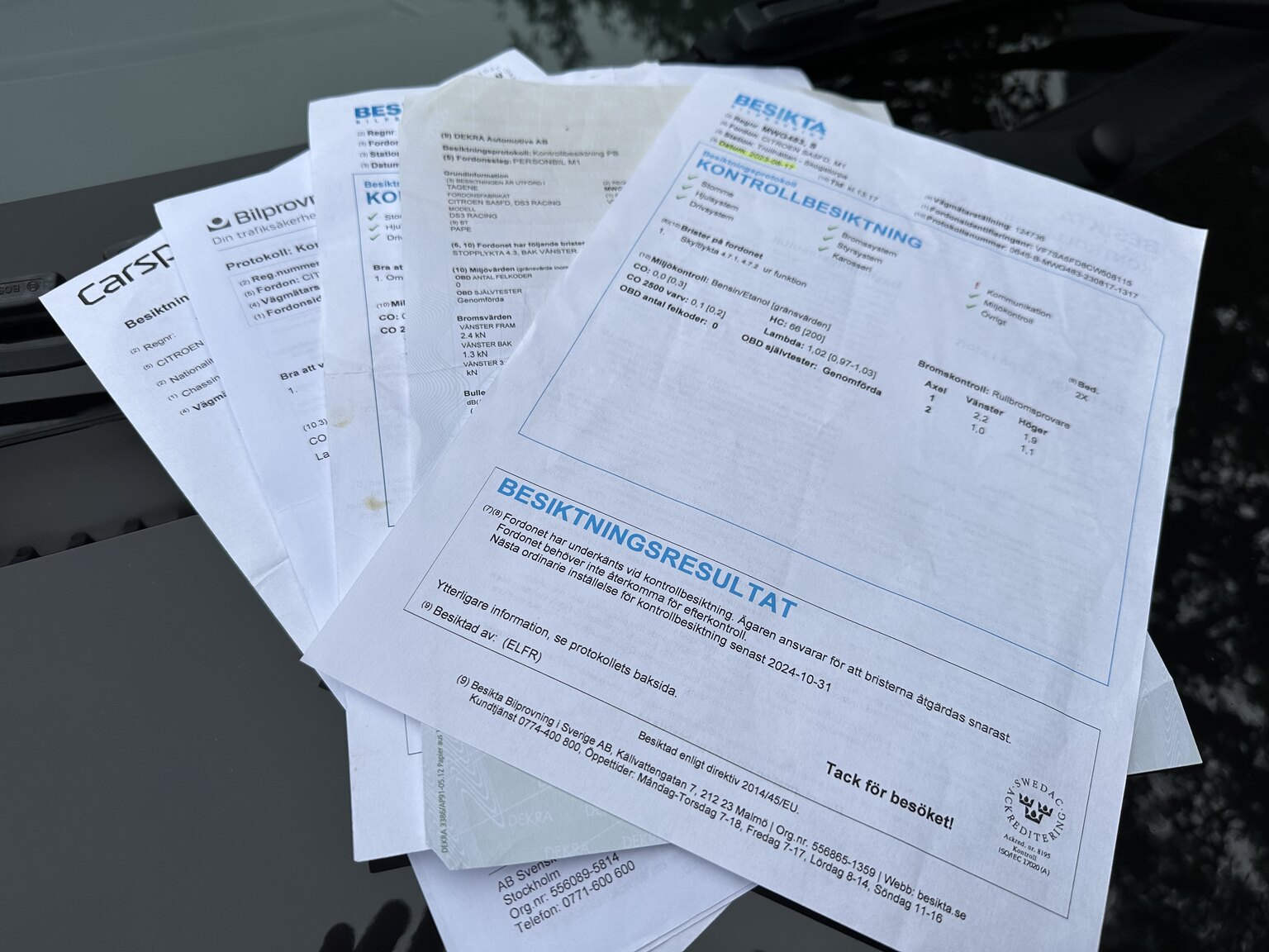 Documentation for 2012 Citroen DS3 Racing  (3)