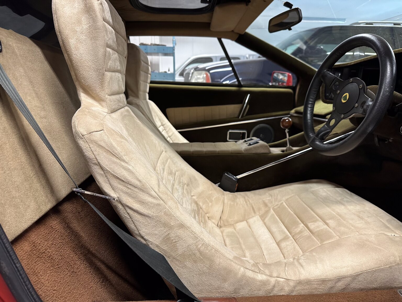 Innenraumfoto von 1977 Lotus Esprit S1