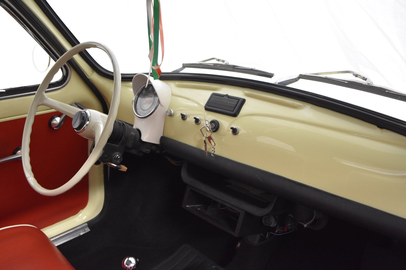 Interiörbild 1968 Fiat 500