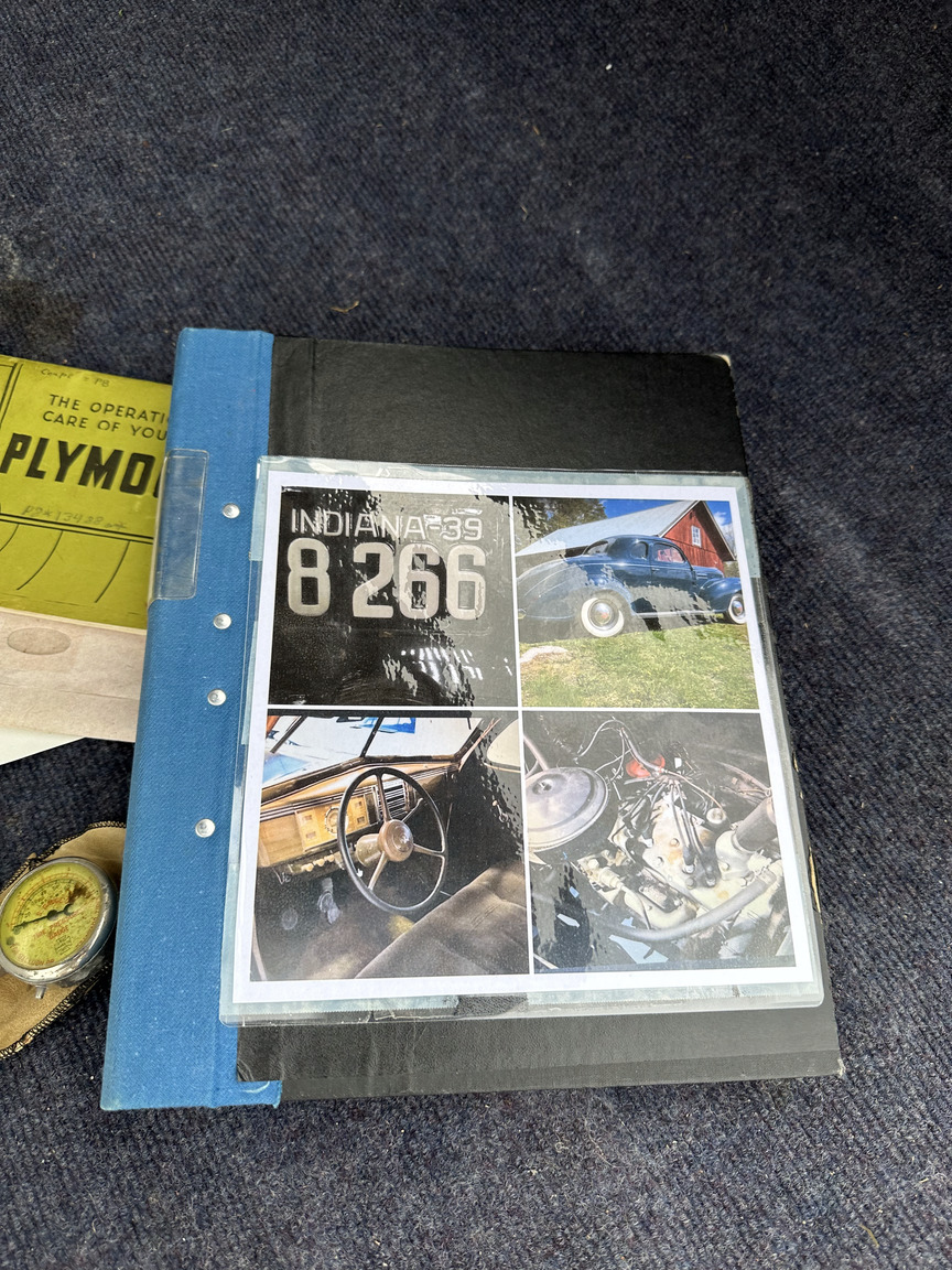 Dokumentation, 1939 Plymouth Road king P8 Coupe  (2)