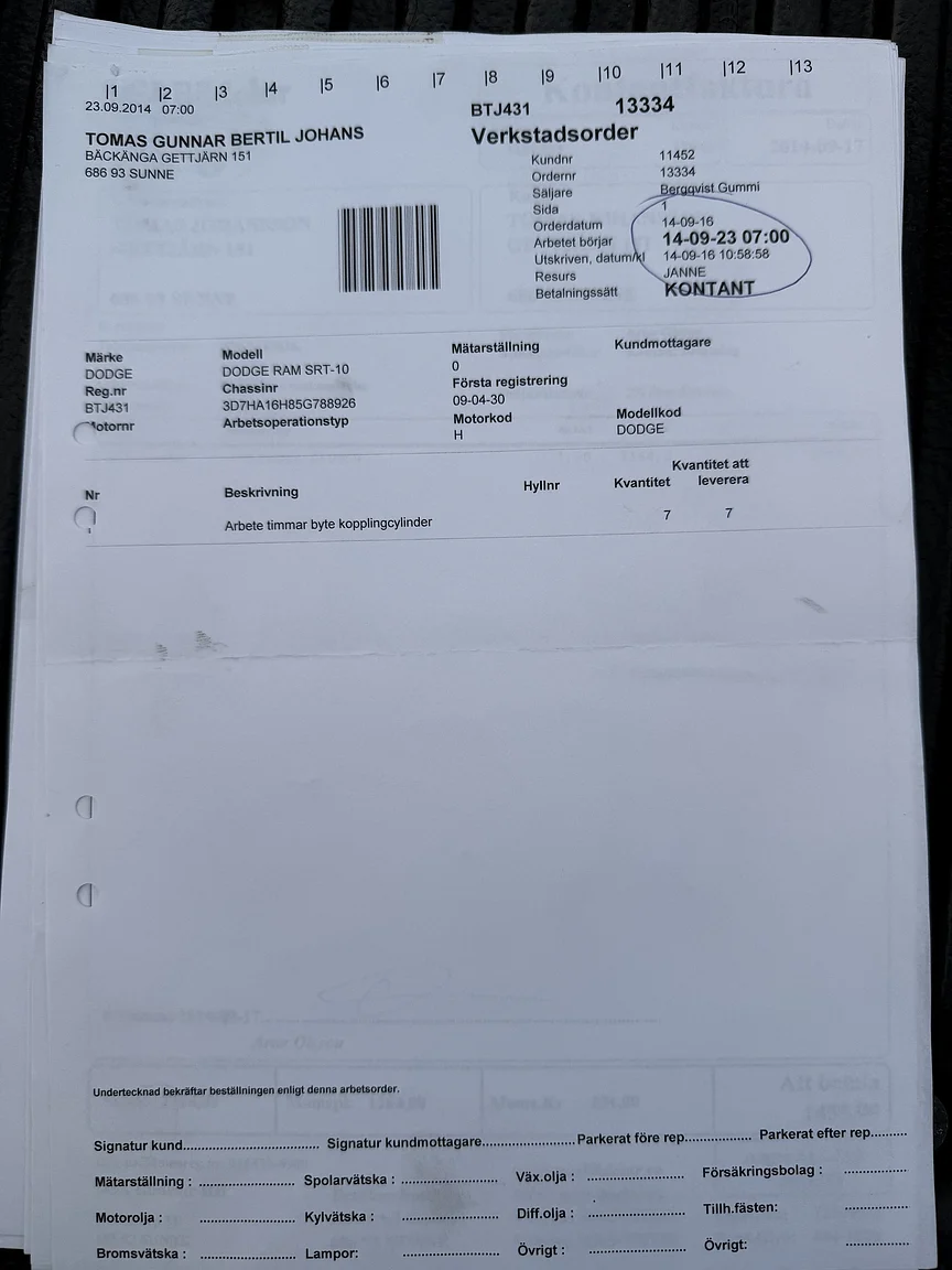 Dokumentation för 2005 Dodge RAM SRT-10 Regular Cab Manual  (23)