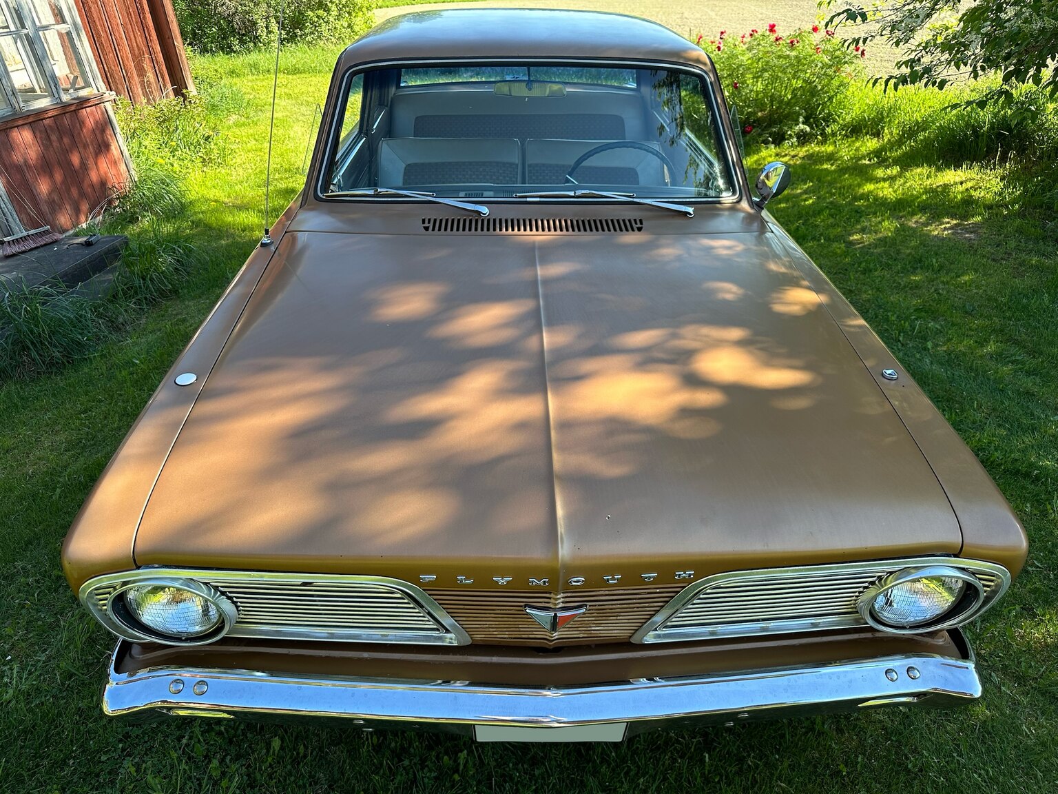 Exterior image of 1966 Plymouth Valiant 100 2-door Sedan