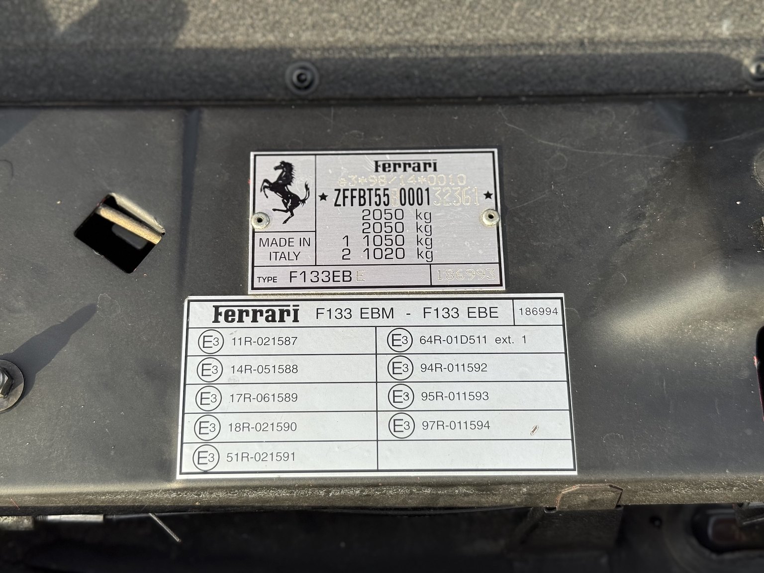 Image of 2003 Ferrari 575M Maranello mechanics