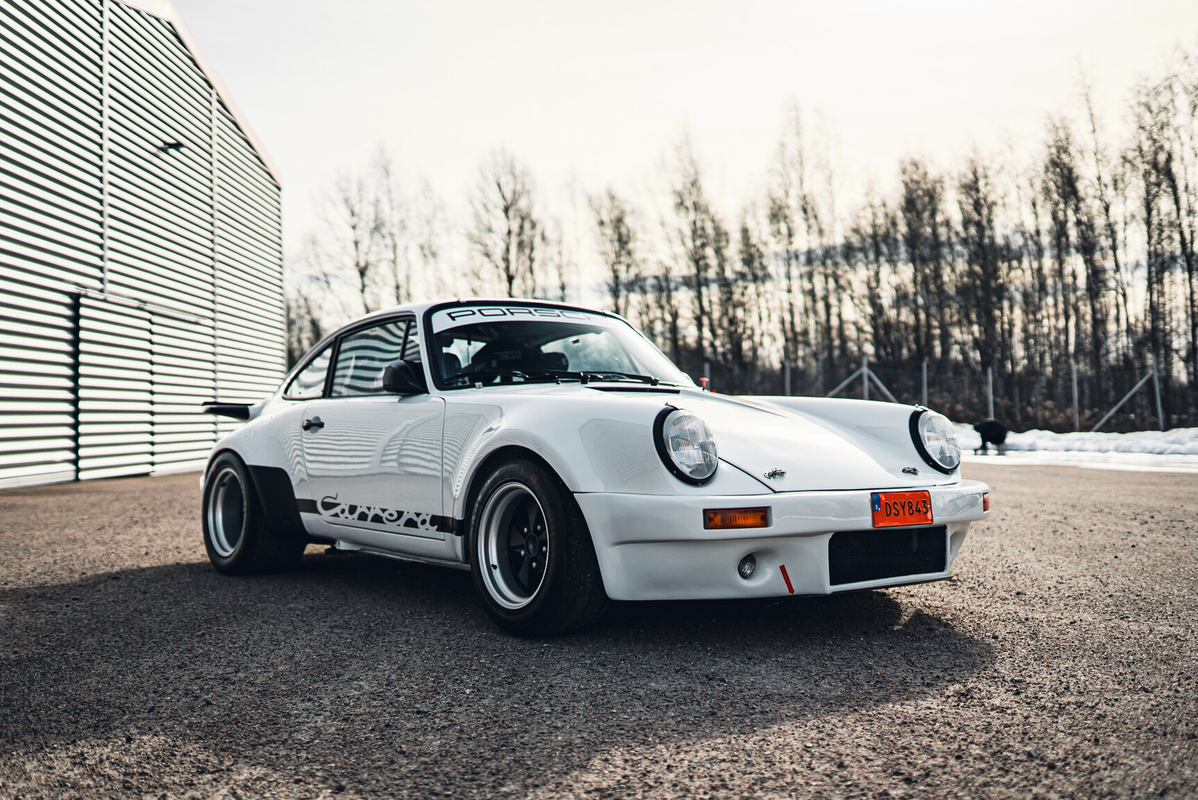 Exterior image of 1977 Porsche 911 RSR Rallycar