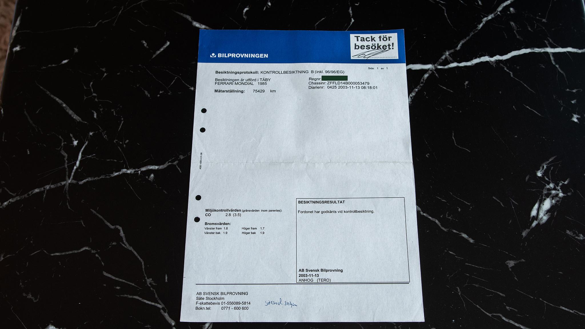 Documentation for 1985 Ferrari Mondial Quattrovalvole Design by Pininfarina (37)