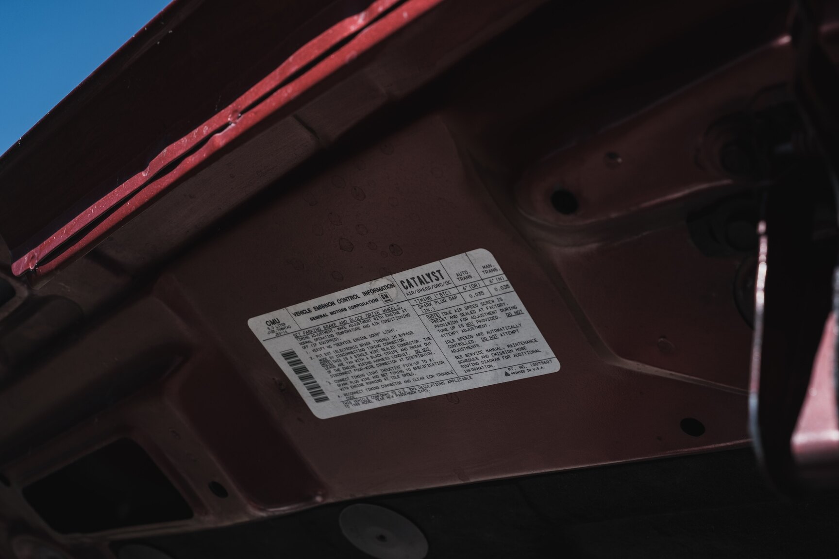 Image of 1988 Chevrolet Camaro Z28 Iroc-Z Convertible mechanics