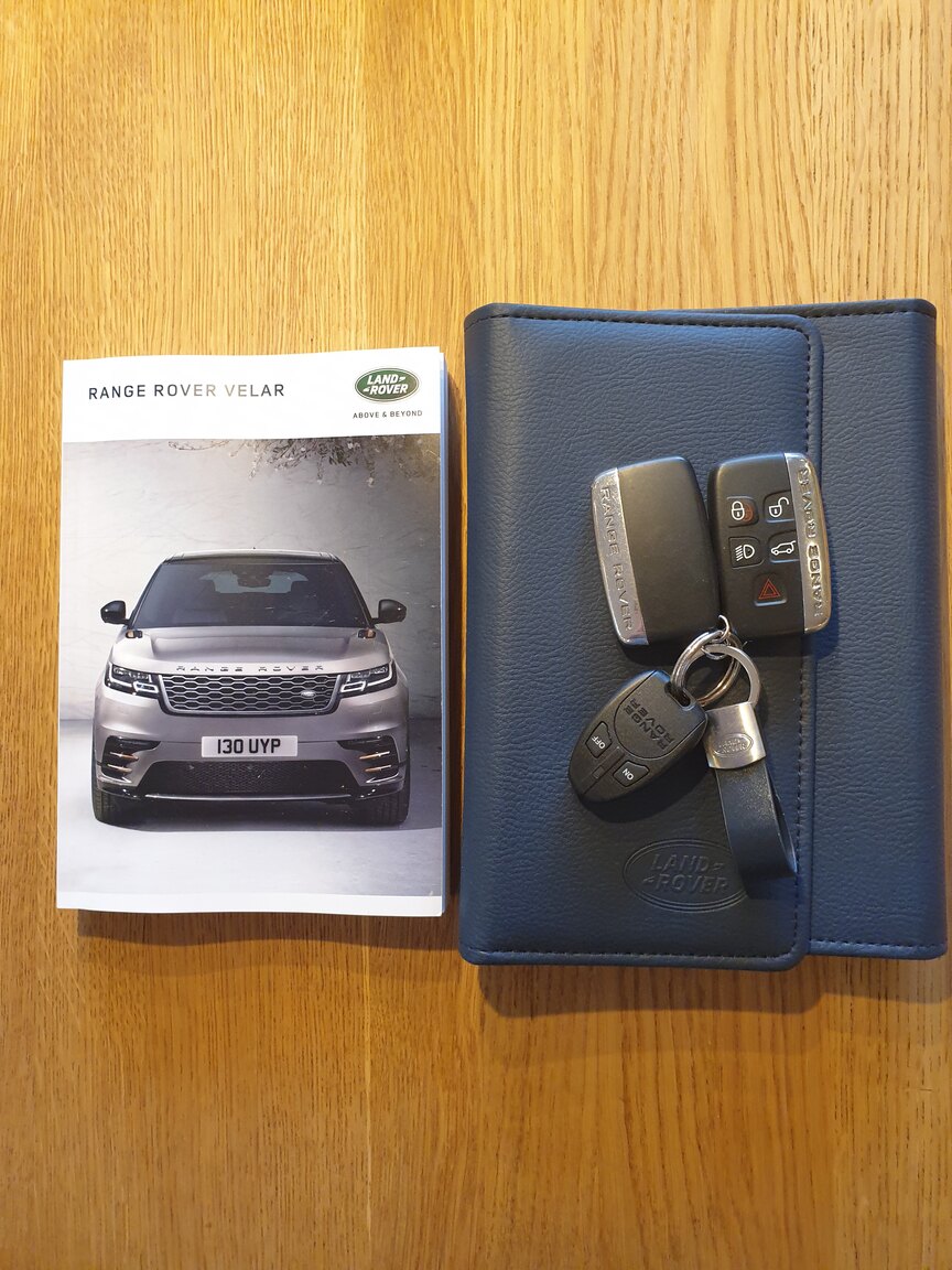 Documentation for 2018 Range Rover Velar D300 AWD HSE