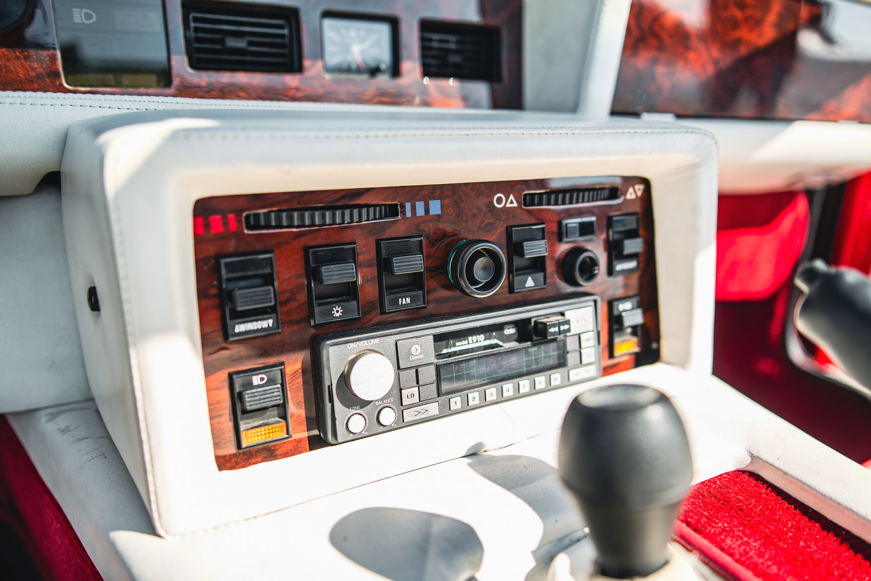 Interiörbild 1985 TVR 350i Cabriolet 3.5 V8