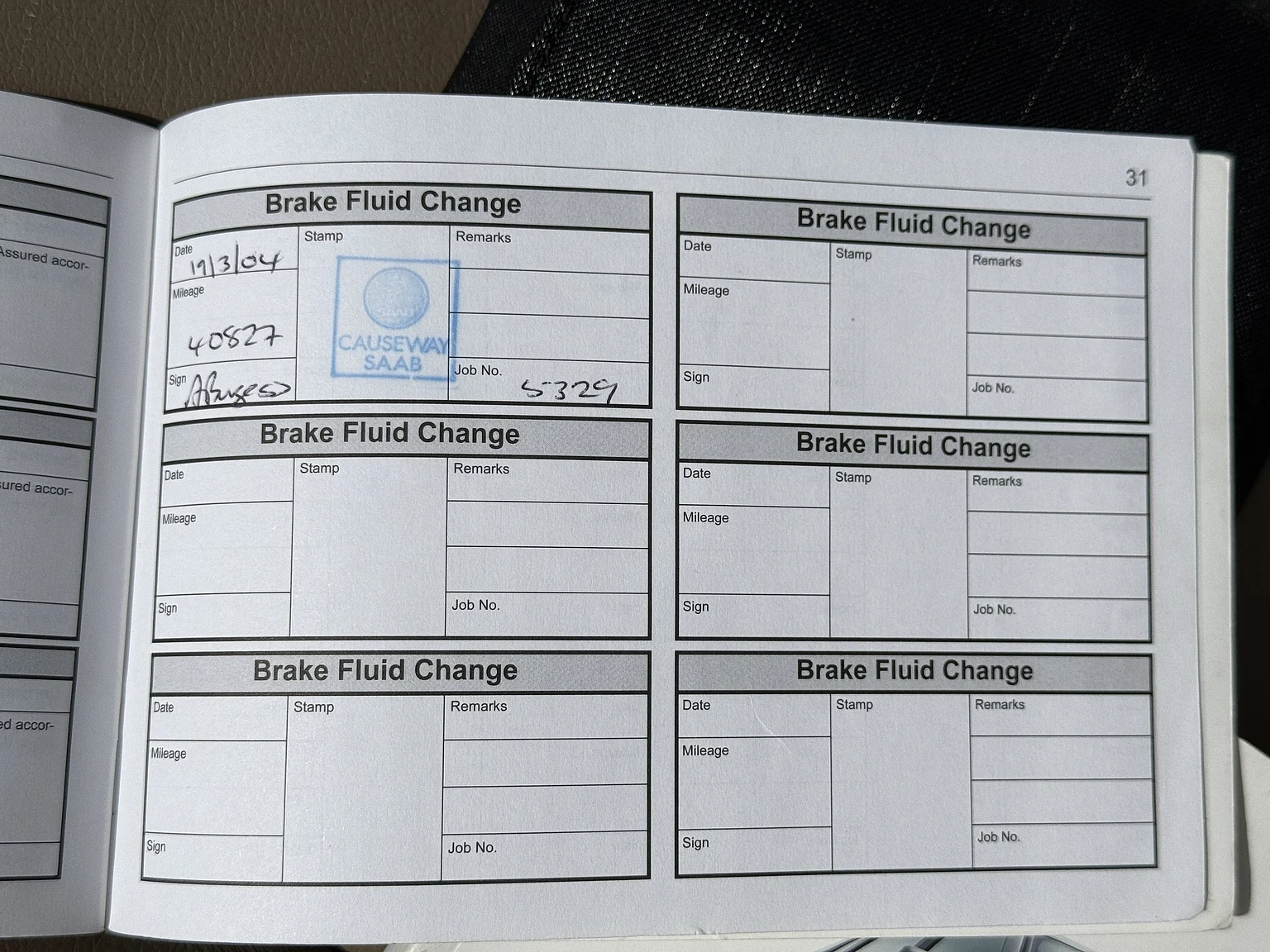 Documentation for 2002 Saab 9-3 2.0T SE Convertible – NO RESERVE (10)