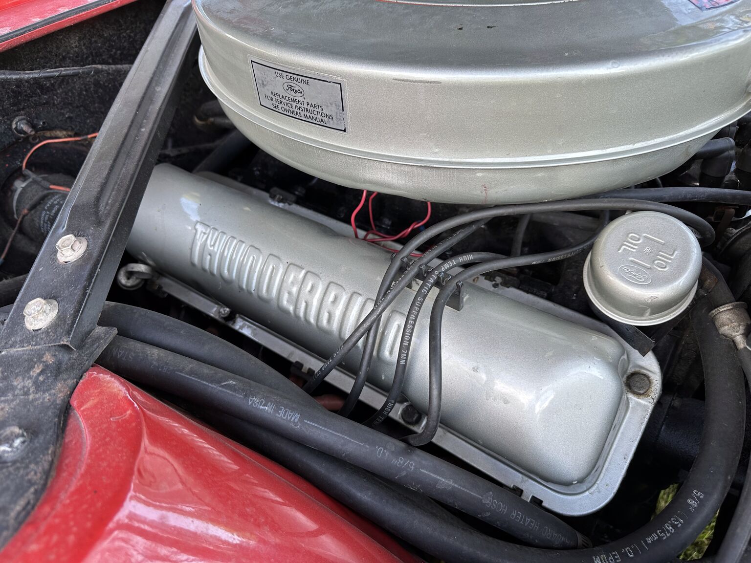 1961 Ford Thunderbird Convertible, Mekanik