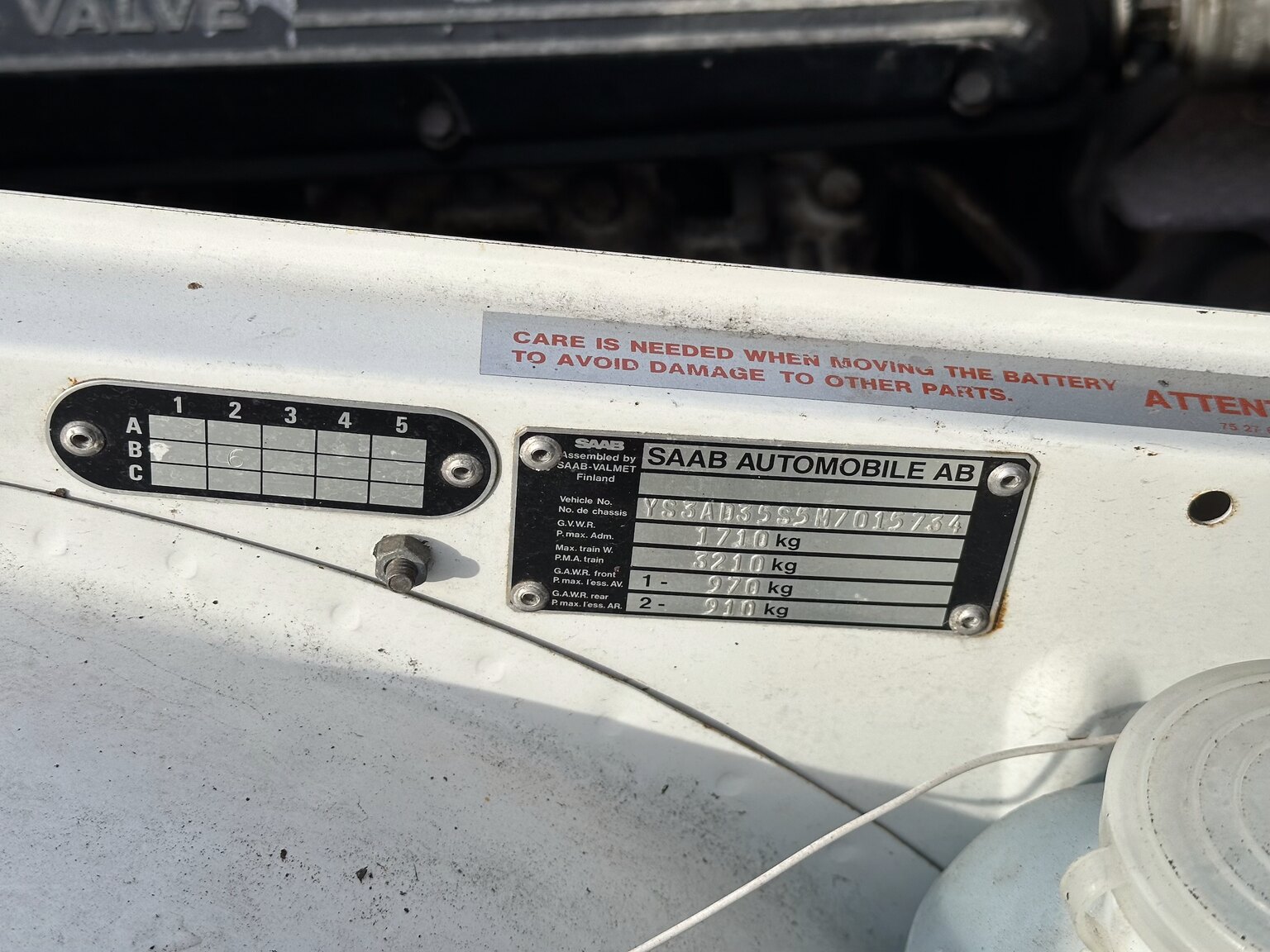 Image of 1991 Saab 900 Turbo mechanics