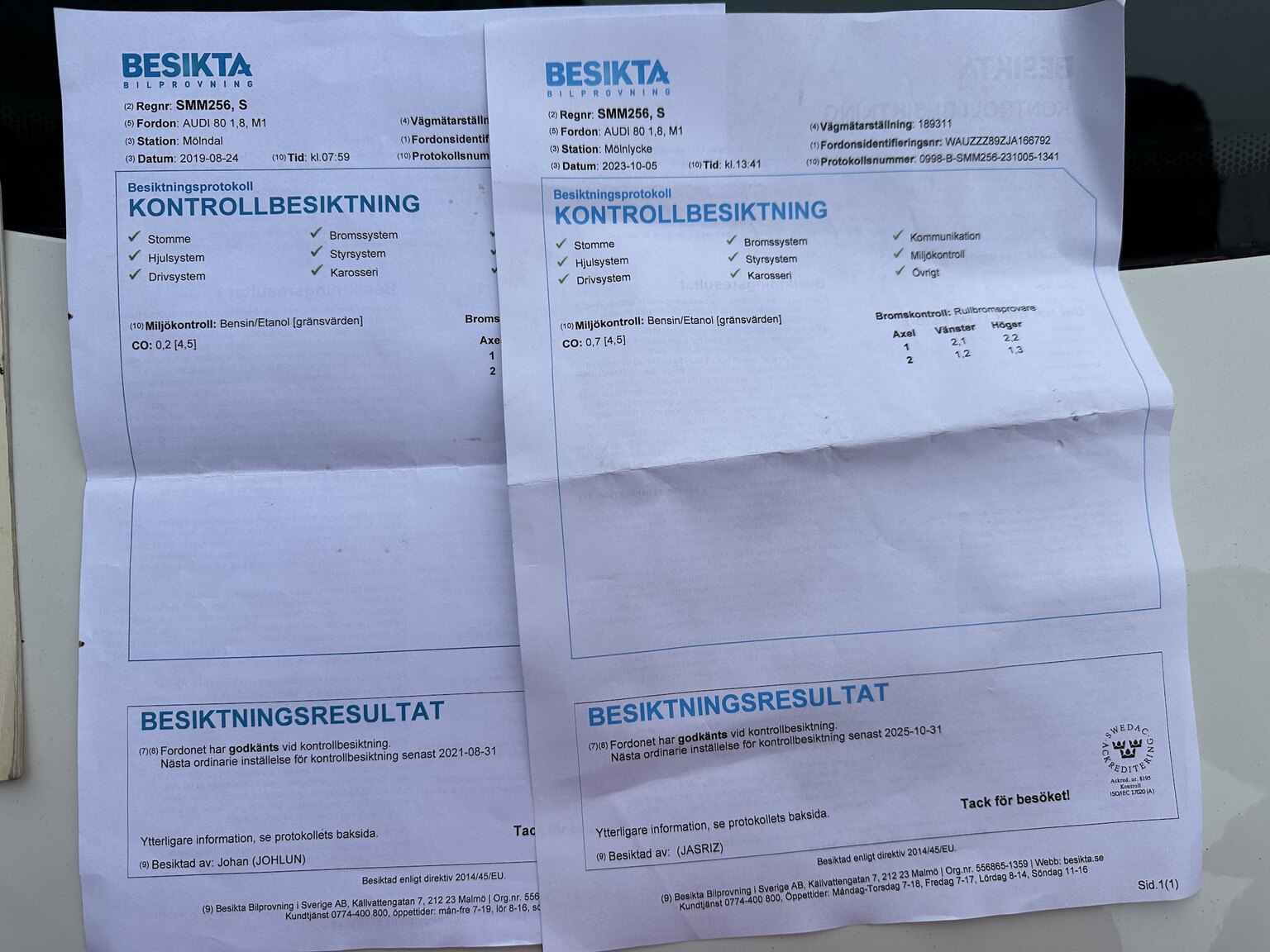 Dokumentation, 1988 Audi 80 (5)