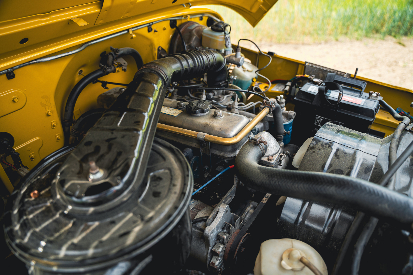 Image of 1976 Toyota Land Cruiser BJ40 mechanics