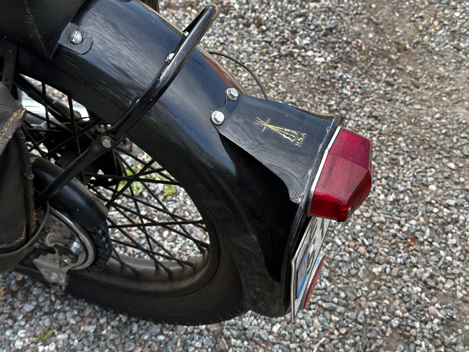 Exterior image of 1943 BSA 500